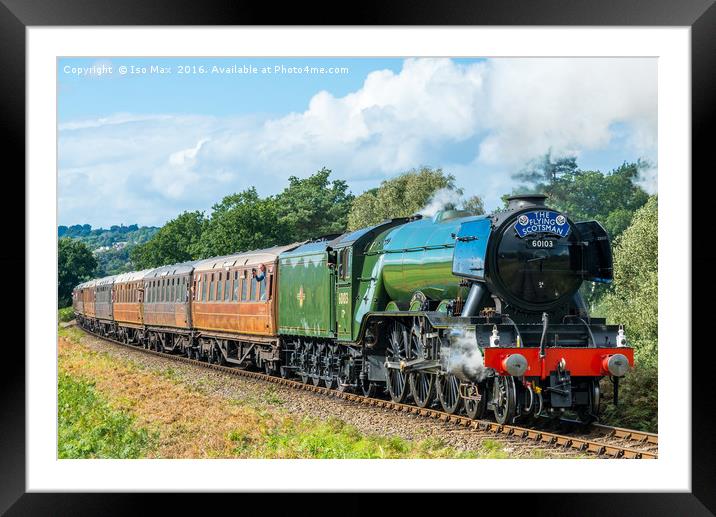 Flying Scotsman, Severn Valley 25/09/2016 Framed Mounted Print by The Tog
