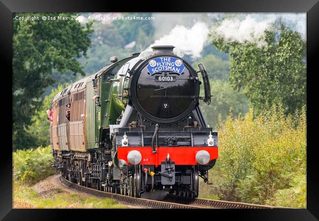 The Flying Scotsman, Severn Valley 25/09/2016 Framed Print by The Tog