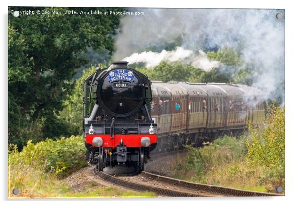 Flying Scotsman, Severn Valley 25/09/2016 Acrylic by The Tog