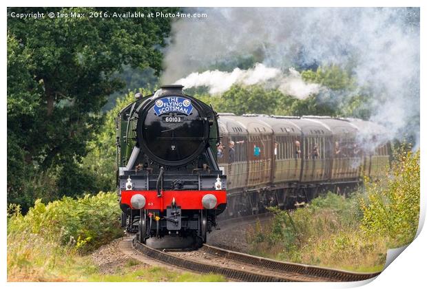 Flying Scotsman, Severn Valley 25/09/2016 Print by The Tog