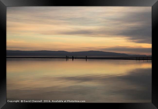 West Kirby Cloudscape  Framed Print by David Chennell