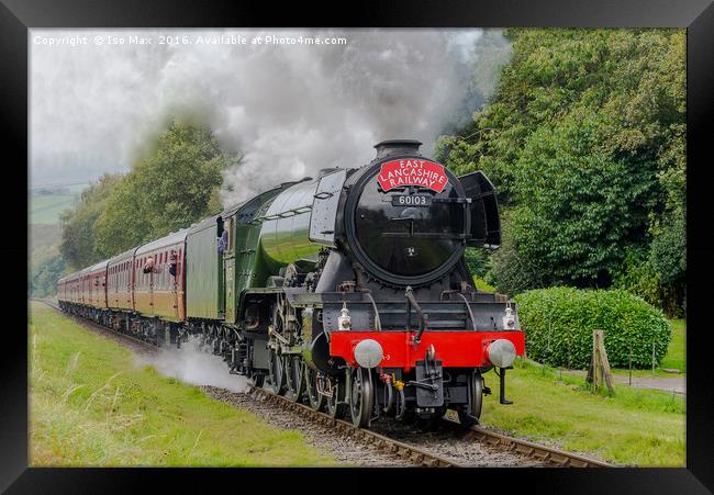 Flying Scotsman, East Lancashire 15/10/2016 Framed Print by The Tog