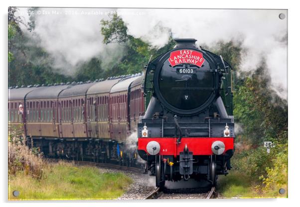 Flying Scotsman, East Lancashire 15/10/2016 Acrylic by The Tog