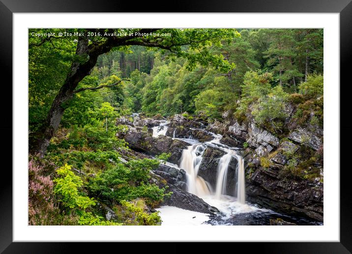 Rogie Falls, Scotland Framed Mounted Print by The Tog