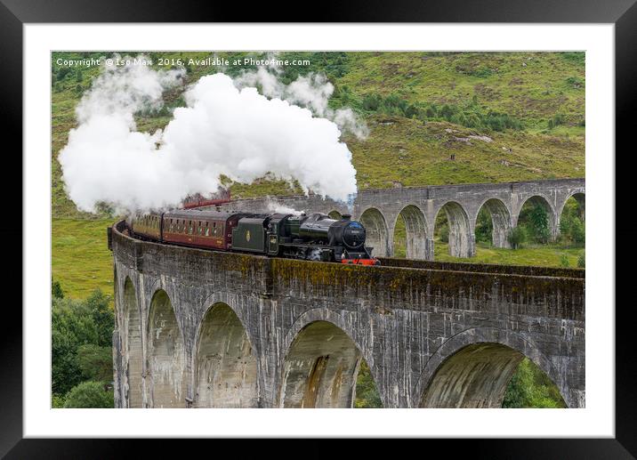 The Jacobite, Glenfinnan Viaduct, Scotland Framed Mounted Print by The Tog