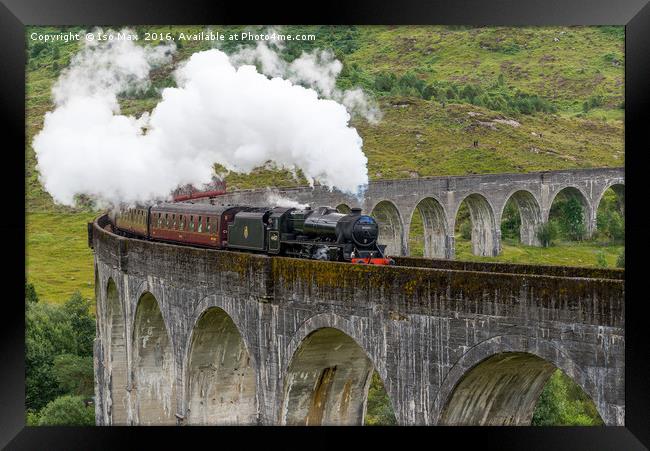 The Jacobite, Glenfinnan Viaduct, Scotland Framed Print by The Tog