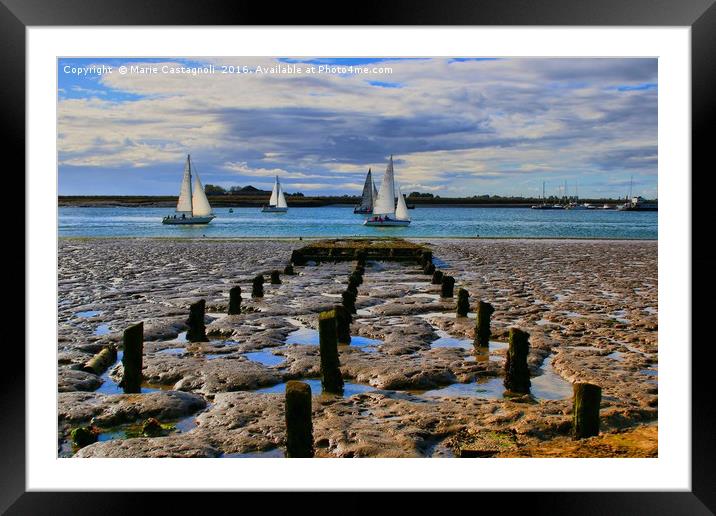 The Race Is On  Framed Mounted Print by Marie Castagnoli