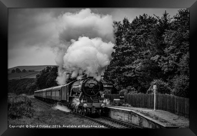 Flying Scotsman at Irwell Vale Framed Print by David Oxtaby  ARPS