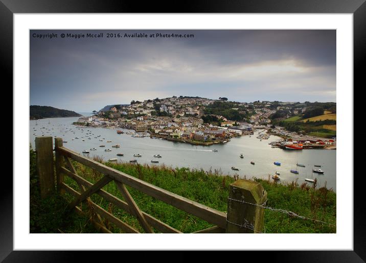 Salcombe  Devon. Framed Mounted Print by Maggie McCall