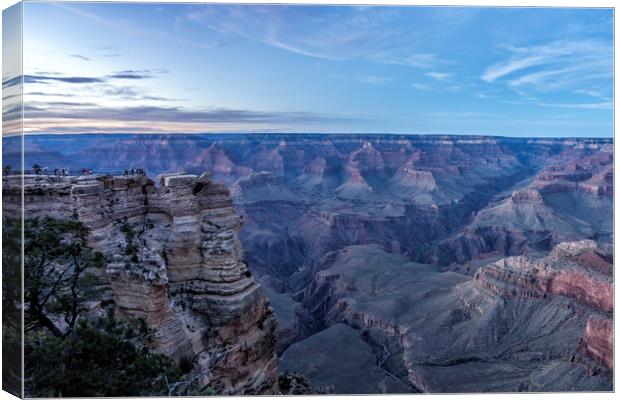 Early Evening at the Grand Canyon No. 1 Canvas Print by Belinda Greb