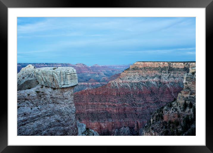 Early Evening at Grand Canyon No. 2 Framed Mounted Print by Belinda Greb
