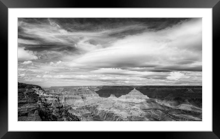 Counterbalance bw Framed Mounted Print by Belinda Greb