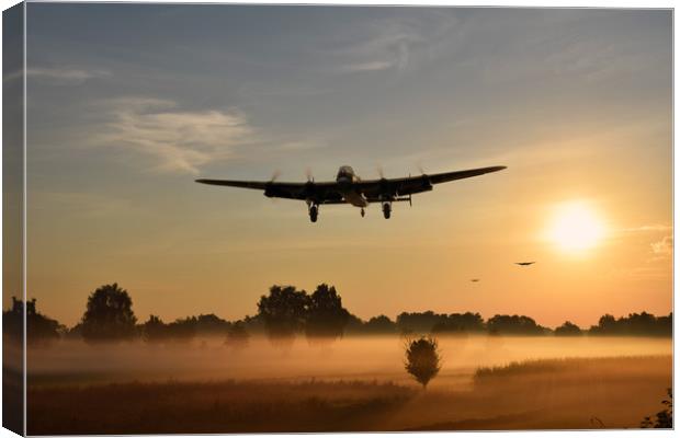 Bombers Recover Canvas Print by J Biggadike