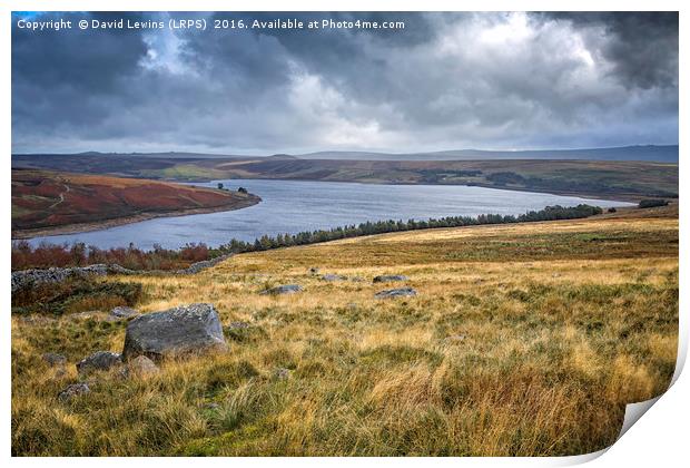 Grimwith Reservoir Print by David Lewins (LRPS)