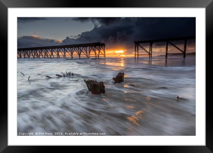 Sunrise at Steetley Framed Mounted Print by Phil Reay