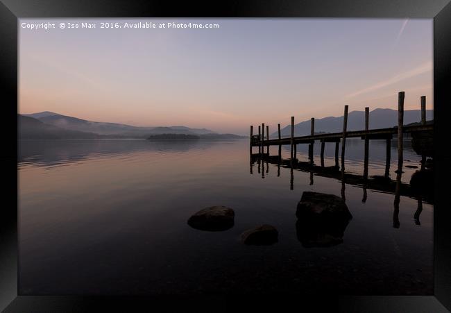 Ashness Jetty, Derwent Water, Lake District Framed Print by The Tog