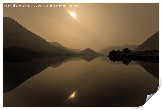 Crummock Water, Lake District Print by The Tog