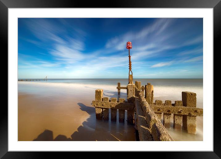 Mundesley Beach Framed Mounted Print by Alan Simpson