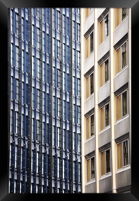 London windows Framed Print by Alexia Miles