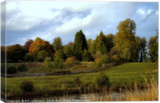 Autumn at the Clyde Valley  Canvas Print by Bill Lighterness