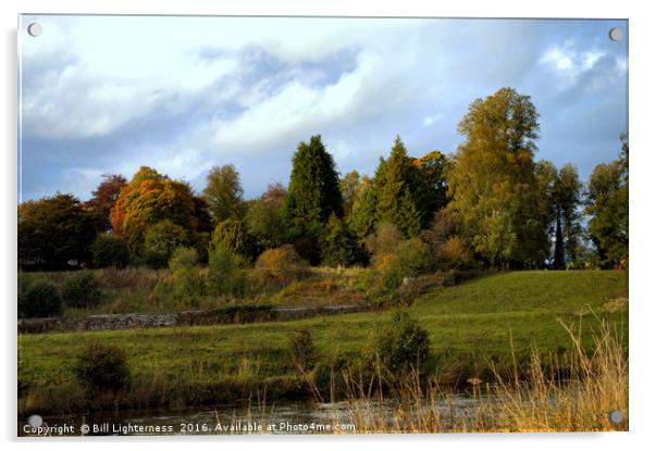 Autumn at the Clyde Valley  Acrylic by Bill Lighterness