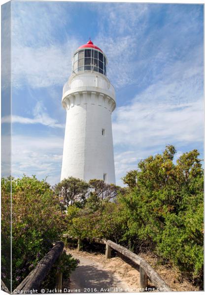 Cape Schanck Lighthouse Canvas Print by Jackie Davies