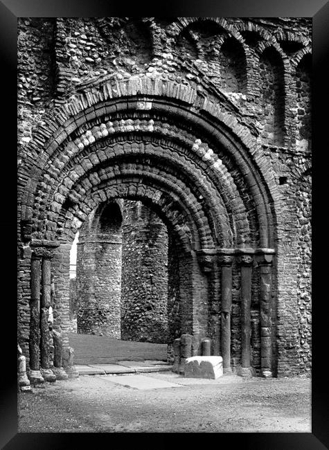 St Botolph's Priory, Colchester, Essex, England Framed Print by David Bigwood