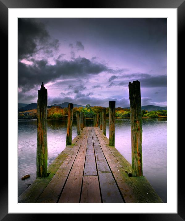 Derwentwater, Lake District, Cumbria, England Framed Mounted Print by David Bigwood