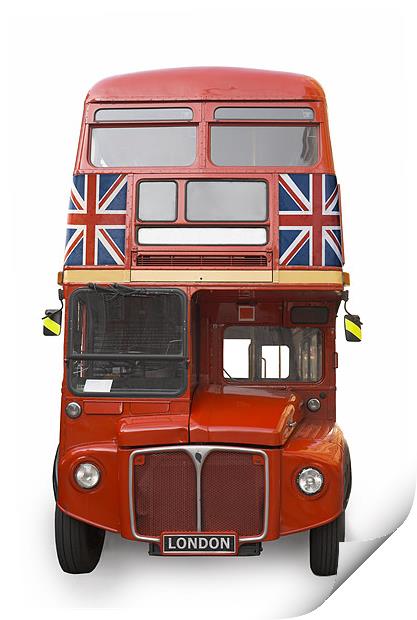London Bus Print by Martin Williams