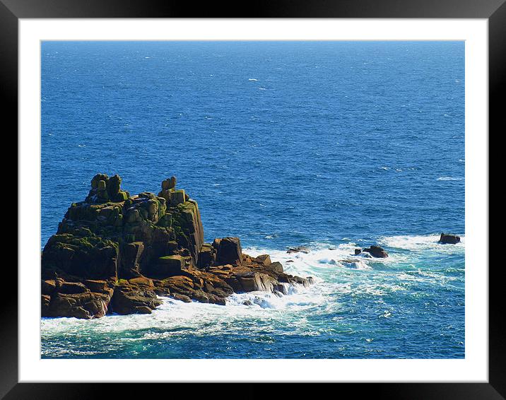 lands end Framed Mounted Print by ray orchard