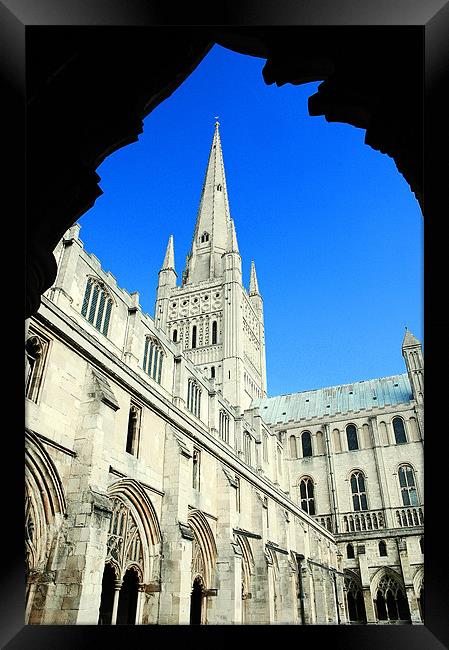 Cathedral and Archway Framed Print by stephen walton