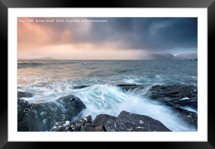 Magical Elgol Framed Mounted Print by Rob Woolf