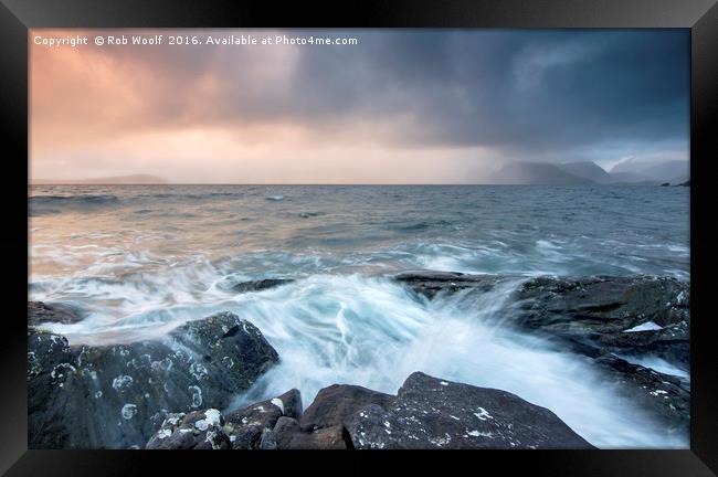 Magical Elgol Framed Print by Rob Woolf