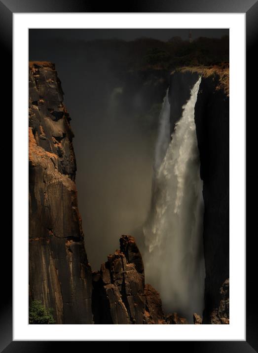 Victoria falls Framed Mounted Print by Paul Fine