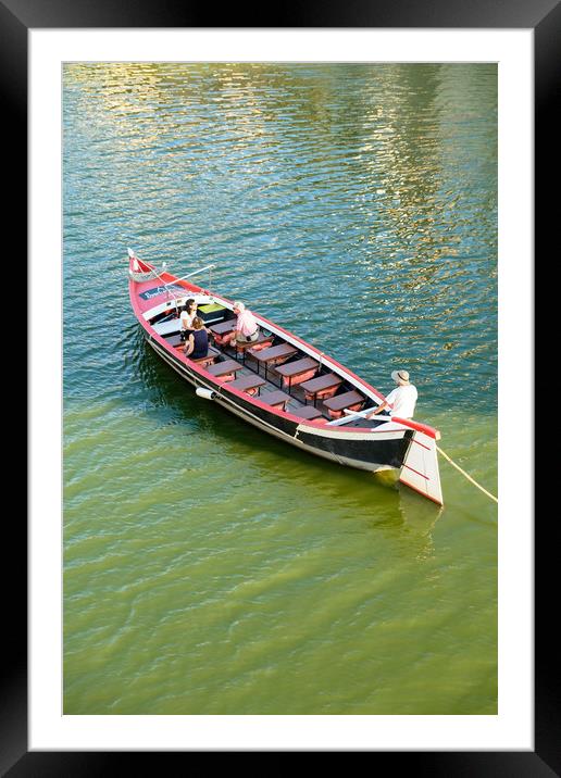 Boat in the shadow Framed Mounted Print by Ranko Dokmanovic
