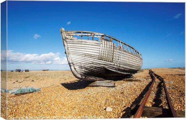 Sailing the Beach Canvas Print by Jackie Davies