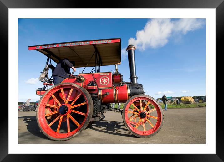 Traction Engine Wellington Framed Mounted Print by Ivan Kovacs