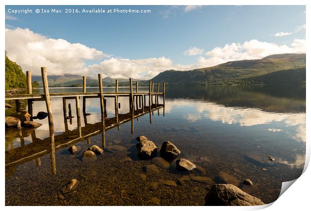 Derwent Water, Lake District Print by The Tog