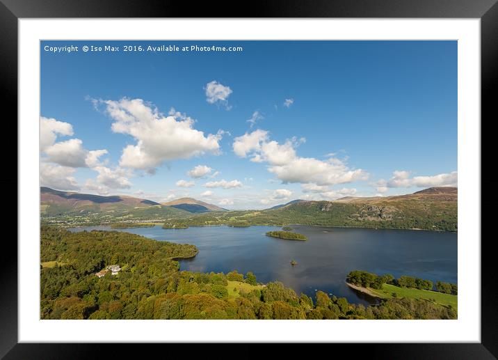 Cat Bells, Derwent Water, Lake District Framed Mounted Print by The Tog