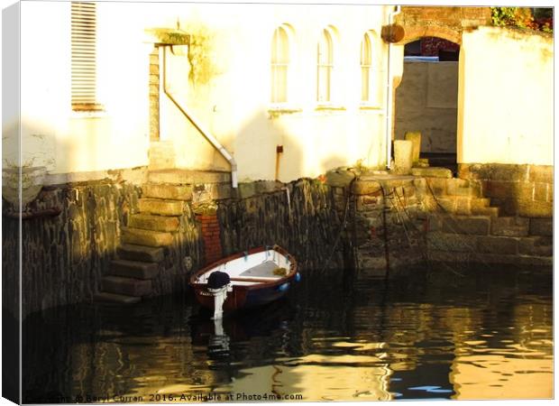 Serene Morning at Falmouth Harbour Canvas Print by Beryl Curran