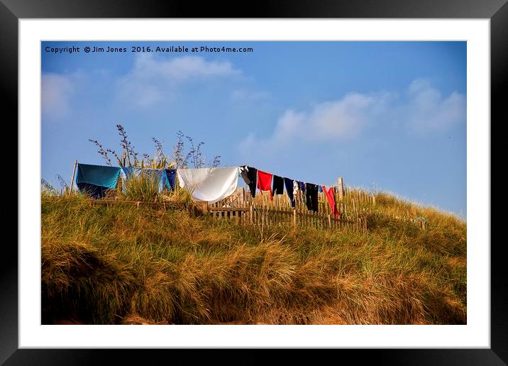 Monday is Washing Day Framed Mounted Print by Jim Jones