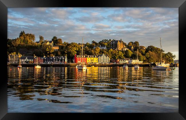 Captivating Tobermory Bay Framed Print by Stuart Jack