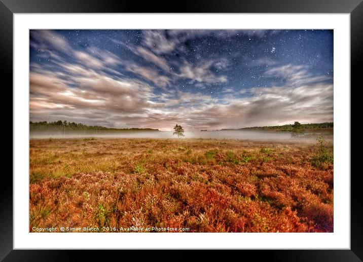 When the fog rolls in Framed Mounted Print by Simon Blatch