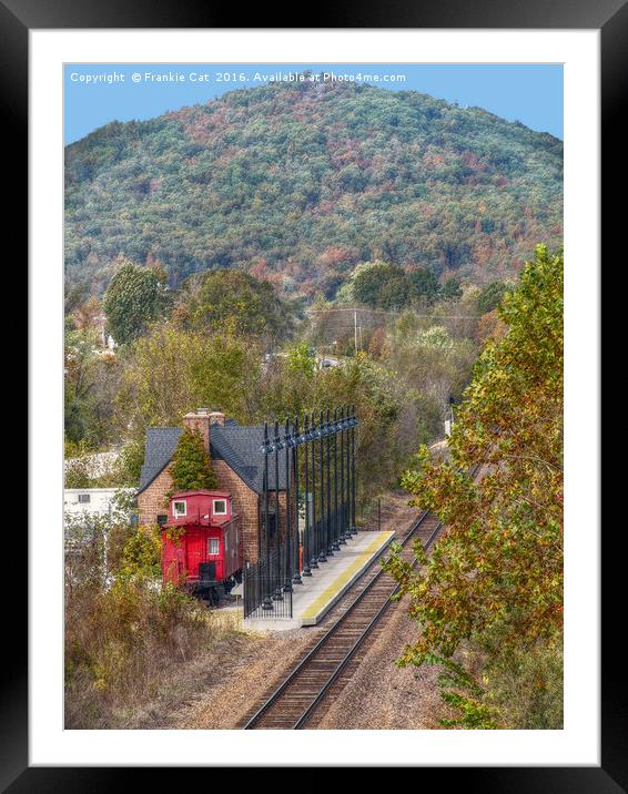 Train Station Framed Mounted Print by Frankie Cat