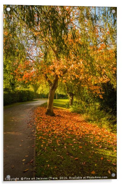 Autumnal colours  Acrylic by Jack Jacovou Travellingjour