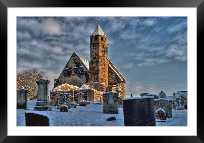 St Brides Church Framed Mounted Print by Tommy Reilly