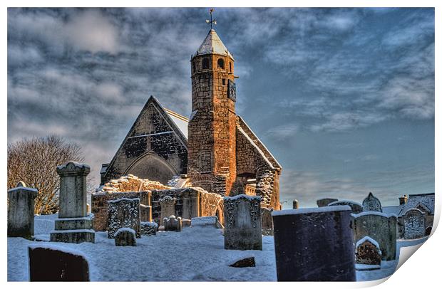 St Brides Church Print by Tommy Reilly
