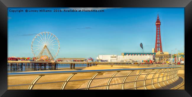 The North Pier Blackpool Framed Print by Linsey Williams
