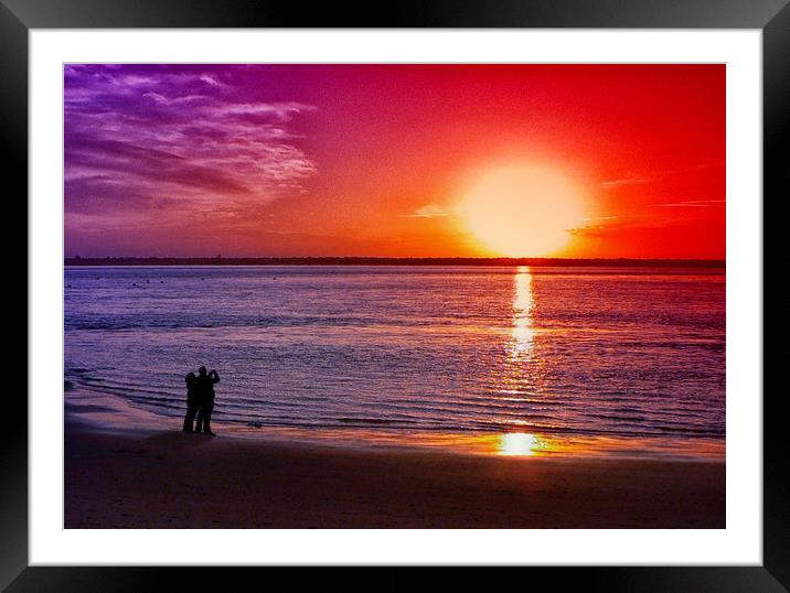 Catching the sun Framed Mounted Print by Peter Balfour