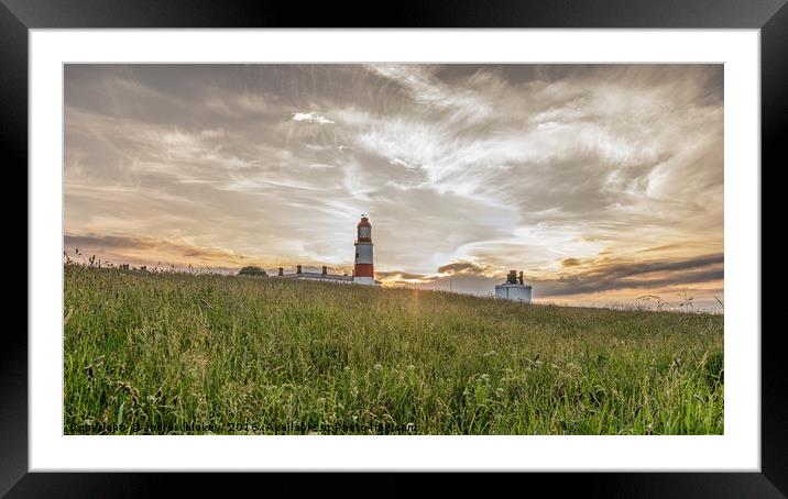 Souter, Before the sunset Framed Mounted Print by andrew blakey